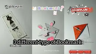 3 different type of Bookmark|Bookmark tutorial⁉️ (Craft idea)Everything Prottasha 
