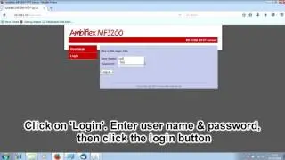 Ambiflex MF3200 Webserver Setpoint Adjust