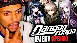 Я ВПЕРВЫЕ РЕАГИРУЮ на каждый опенинг DANGANRONPA!