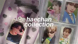 starting + organizing my nct dream haechan photocard collection &middot; sanrio binder set-up
