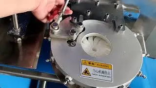 Encrusting Machine Operation : Cutter Adjustment
