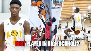 #1 Ranked SF Ace Bailey INSANE AAU Highlights! BEST Player In High School??