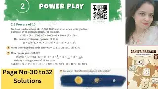 Class -8th Maths Ganita Prakash Chapter -2 | Power Play |  2.4 Power Of Ten  | Solutions