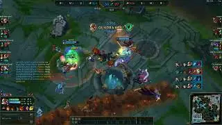 CORKI QUADRA KILL - Instant 3k Gold with First Strike