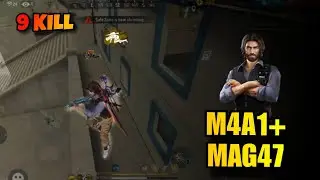 BEST FULL MAP GAMPLAY 9 KILL BOOYHA ! WITH M4A1 + MAG47  | FREE FIRE HIGHLIGHT |@Likii_plays
