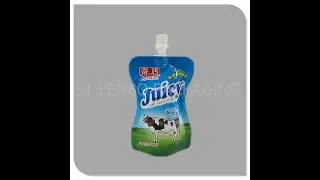 pouch drink with spout,pouch with screw cap