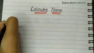 20 easy colour name for kids || 20 colour name in English ||