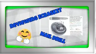 Review ECBASKET Nail Drill/Nail trainer Hand Review/Easy Nailart..TheNailJunkie #acrylic #stamping