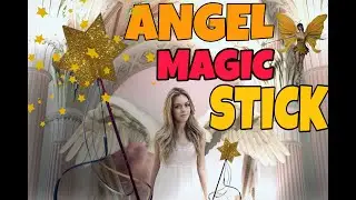 How to make a ANGEL WAND | Princess Fairy Magic Wand | DIY Magic Wand |Magic Fairy wand with paper