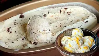 Make Ice Cream with Just Few Ingredients! Everyone is looking for this recipe! No Machine | ChamAura