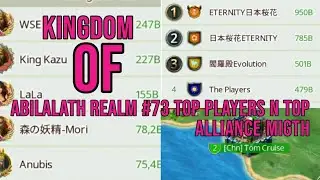 March of Empires : Kingdom of Abilalath Realm 73 Top 100 (18/06/2022)
