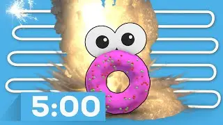 🍩 5 Minute Doughnut Bomb Countdown Timer! ⏰  Can You Handle The Doughnut Dash
