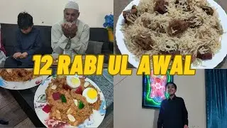 12 Rabi UL Awal pr Mama ne Chakwali Halwa Bnaya 😋 | Special Vlog | Moona and Sakina