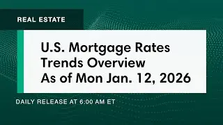 US Mortgage Rates Today Mon, Jan 12, 2026 #residentialmortgage