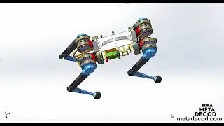 Custom design service for a four legged robot