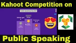 Public Speaking Kahoot organised by Young Innovators Australia