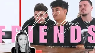 SAHM REACTION: FaZe- College Graduates VS. Dropouts Debate: Is College Worth It?