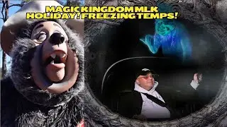 Magic Kingdom MLK Holiday! Freezing Temps!  Rope Drop!