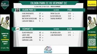 Eildon Park CC v Vermont CC