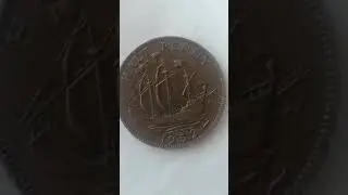 Beautiful and rare Britishin coin /half penny 1952/Moneda Britishin hermosa y rara/ عملة برطانيه