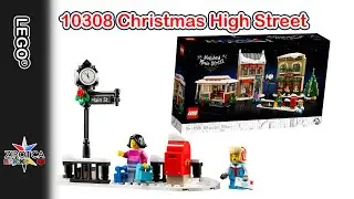 LEGO 10308 Christmas High Street - Official Pictures and Video | LEGO 10308 Holiday Main Street
