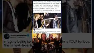 Cobain's Fanboy Moment #kurtcobain #thevaselines #nirvana #grunge #90smusic #readingfestival