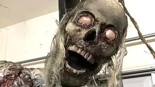 The Gallows-Professional series Halloween horror animated skeleton prop.