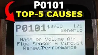 How To Fix P0101 Engine Code: Mass or Volume Air Flow 