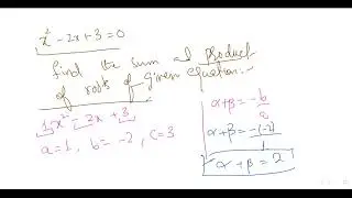 Sum and Product of Roots  Quadratic Equations Explained Easily