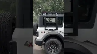 Thar With Defender Style Side Storage Box #thar #roxx #5doorthar #pune #automobile #cars