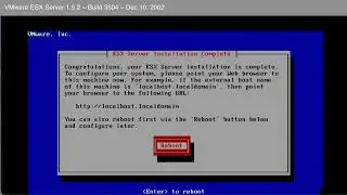 VMware ESX Server 1.5 Install