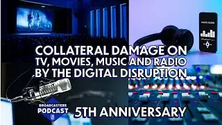 Collateral Damage on TV, Movies, Music and Radio by The Digital Disruption (5th Anniversary)