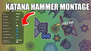 Moomoo.io Katana Hammer Montage! Best Mod 2023/2024!