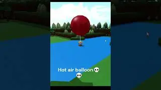 hot air balloon in build a boat🤑🤑