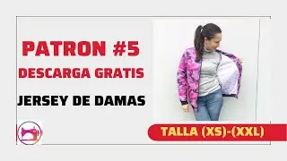MOLDE o PATRON DE ✅CHAQUETA  CASACA🚀 BOMBER + PATRON GRATIS👕