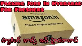 Packing Jobs In Hydrabad, Amazon Warehouse #shorts #viral