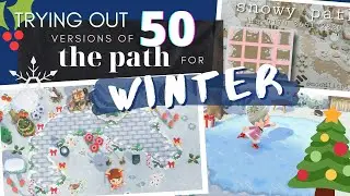 50 INCREDIBLE versions of The Path for WINTER: Animal Crossing New Horizons