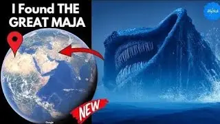 I Found Scary Sea Monster THE GREAT MAJA ! on Google Maps and Google Earth 😱#mystisk #googleearth