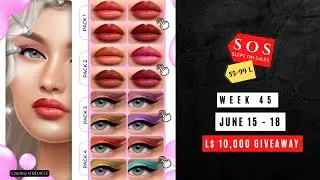 🔥 Slept On Sales | Second Life | Weekend Sales Event Week 45 | 💸 10,000L GIVE*AWAY | NEW FREE GIFT🎁
