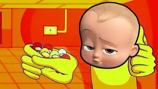 (Baby Boss POP IT vs CREWMATES) Among Us Animation