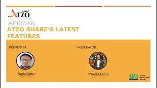 ATZO Share Webinar Series : New Features : Workflow & Monitor