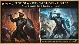 Skeleton Knight Boss Fight! | Realistic Shield & Spear Application Gameplay | Dungeons Of Eternity