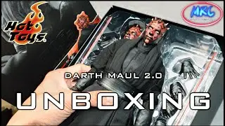 *FIRST LOOK* Unboxing Hot Toys DARTH MAUL 2.0 1/6th scale collectible figure