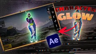 character edge glow  |  After effect preset free  |  tutorial  😱  #bgmi #charecter #pubg #tutorial