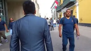 Walking in Lima, Peru - center of the city