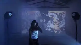 MUTEK Montr&eacute;al Connect Chapelle XIV MOLLY (FR) - Live, VJ Dylan Cote, r&eacute;alisation par Jim Trebes