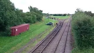 41001 on the GCRN leading approaching 50 Steps Bridge 26/08/17