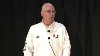 Miami Hurricanes coach Jim Larra&ntilde;aga gives reason on stepping down after historic career