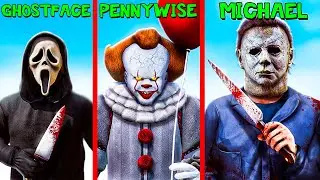 Upgrading GHOSTFACE To PENNYWISE To MICHAEL MYERS In GTA 5