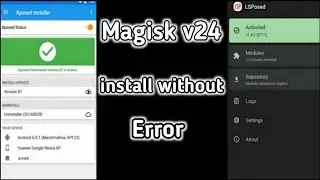 How to install LSposed Magiskv24 || Xposed framework Magiskv24 || edxposed manager